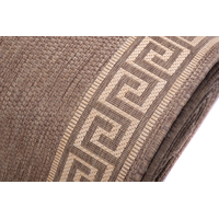 Sisalový PP behúň GREEK - hnedý / béžový - 70x100 cm