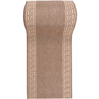 Sisalový PP behúň GREEK - hnedý / béžový - 70x100 cm