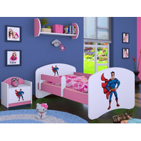 Detská posteľ bez šuplíku 160x80cm SUPERMAN
