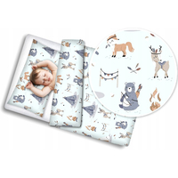 Detské bavlnené obliečky do postieľky 120x90 cm BABYMAM PREMIUM - Indiánsky tábor