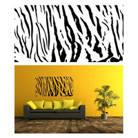 Samolepky na stenu SAFARI color - vzor 2 - 070 čierna