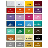 Samolepky na stenu ASIA color - vzor 1 - 010 biela