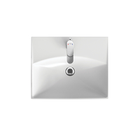 Kúpeľňová skrinka s umývadlom CERSANIT - SET 801 LARA CITY 50 - BIELA (S801-141-DSM)