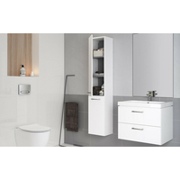 Kúpeľňová skrinka s umývadlom CERSANIT - SET 806 LARA COMO 50 - BIELA DSM (S801-146-DSM)