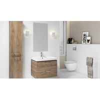 Kúpeľňová skrinka s umývadlom CERSANIT - SET 820 LARA COMO 50 - ORECH DSM (S801-153-DSM)