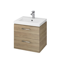 Kúpeľňová skrinka s umývadlom CERSANIT - SET 820 LARA COMO 50 - ORECH DSM (S801-153-DSM)