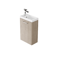 Kúpeľňová skrinka s umývadlom CERSANIT - SET 887 LARA COMO 40 - ORECH DSM (S801-188-DSM)