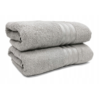 Bavlnená osuška WIKI - 70x140 cm - 450g / m2 - svetlo šedá