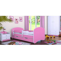Detská posteľ so zásuvkou 160x80 cm - RUŽOVÁ