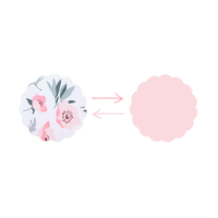Obojstranná zavinovačka pre bábätká 80x80 cm BABY - Ružové kvety / ružová