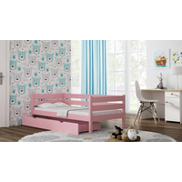 Detská posteľ z masívu KARAS 2 - 180x90 cm - ružová