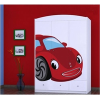 Detská skriňa RED CAR - TYP 11