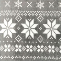 Deka NORDIC 170x200 cm - vianočný vzor - šedá