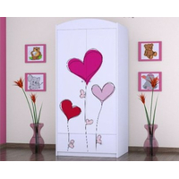 Detská skriňa LOVE - TYP 8A