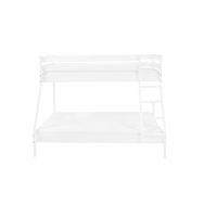 Detská poschodová posteľ s rozšíreným spodným lôžkom z MASÍVU BUK - MAXIM 200x90cm - biela