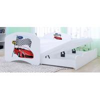 Detská posteľ pre DVA (s výsuvným lôžkom) 200x90 cm - RALLY