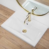 Keramické umývadlo maxmax Rea LUXURY 60 - zapustené