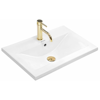 Keramické umývadlo maxmax Rea LUXURY 60 - zapustené