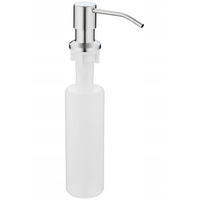 Okrúhly dávkovač 320 ml na zabudovanie do drezu - inox, 6601320-99