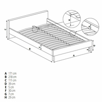 Posteľ z masívu so zásuvkami SABRINA 200x160 cm - čalúnená - zelená