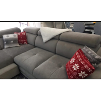 Vianočný vankúš NORDIC 40x40 cm - šedý so sobom