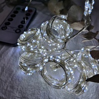 Vianočný svietiaci 300 LED záves 3x3m - biely studený