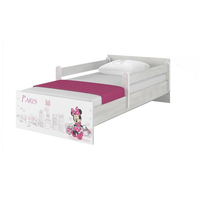 Detská posteľ MAX bez zásuvky Disney - MINNIE PARIS 200x90 cm