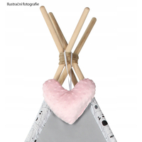 Detský stan TEEPEE (TÍPÍ) ZVIERATÁ s doplnkami - Les - šedo/modrý