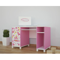 Detský písací stôl PRINCESS - TYP 2 - ružový