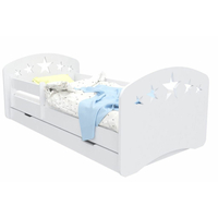 Detská posteľ so zásuvkou 190x90 cm s výrezom hviezdičky + matrace ZADARMO!