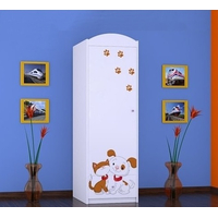 Detská skriňa MODRÝ MACKO - TYP 5A