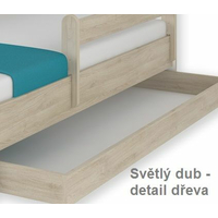 Detská posteľ MAX bez šuplíka Disney - FROZEN 200x90 cm - 2x krátka zábrana