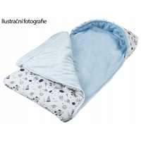 Spací vak do kočíka 80x40 cm TheBaby - Jelene na šedom podklade/ružový