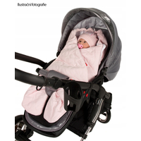 Zavinovačka s kapucňou a nožičkami 90x40 cm TheBaby - ecru biela