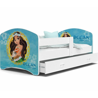 Detská posteľ LUCY so zásuvkou - 160x80 cm - OCEAN PRINCESS