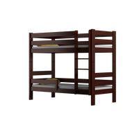 Detská poschodová posteľ z masívu GABI - 160x80 cm - biela so zelenými šuplíkmi + MATRACE