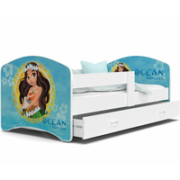 Detská posteľ LUCY so zásuvkou - 180x80 cm - OCEAN PRINCESS