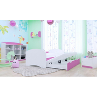 Detská posteľ pre DVOCH (s výsuvným lôžkom) 160x80 cm - BEZ MOTÍVU