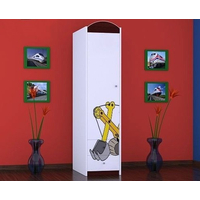 Detská skriňa ŽLTÝ BAGR - TYP 1A