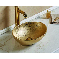 Keramické umývadlo MEXEN ELZA - zlaté s patinou, 21014050