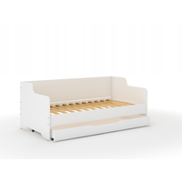Detská posteľ LOLA - SPIACI LES 160x80 cm - grafika na bočnici