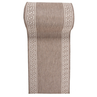 Sisalový PP behúň GREEK - taupe/béžový - 70x200 cm