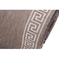 Sisalový PP behúň GREEK - taupe/béžový - 70x200 cm