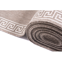 Sisalový PP behúň GREEK - taupe/béžový - 70x200 cm