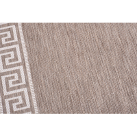 Sisalový PP behúň GREEK - taupe/béžový - 70x200 cm