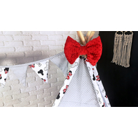 Detský stan TEEPEE (TÝPIA) EXCLUSIVE s doplnkami - MYŠKA MINNIE - červený