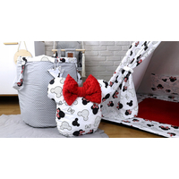 Detský stan TEEPEE (TÝPIA) EXCLUSIVE s doplnkami - MYŠKA MINNIE - červený