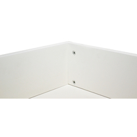 Detská poschodová posteľ z MASÍVU BUK - MARK 200x90cm - biela