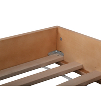 Detská poschodová posteľ z MASÍVU BUK - MARK 200x90cm - biela