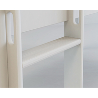 Detská poschodová posteľ z MASÍVU BUK - MARK 200x90cm - biela